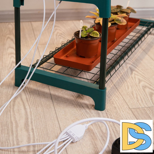 Разветвитель сетевой для линейных светильников Эра Разветвитель 5х IEC C5 2 м Б0059055