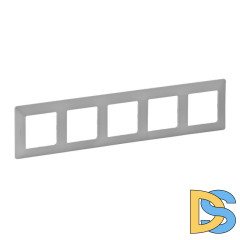 Рамка 5-постовая Legrand Valena Life Алюминий 754135