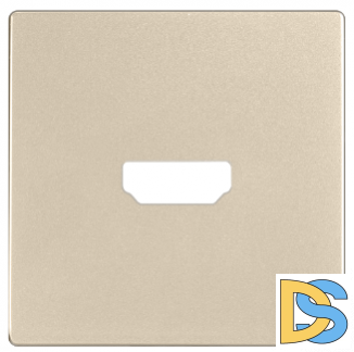 W1196010/ Накладка для розетки HDMI (шампань рифленый)