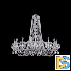 Подвесная люстра Bohemia Ivele Crystal 1402/18/400/h-105 Ni