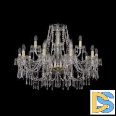 Подвесная люстра Bohemia Ivele Crystal 1403/10+5/300 G