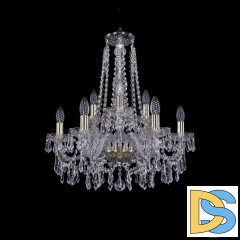 Подвесная люстра Bohemia Ivele Crystal 1403/6+3/195/h-60 G