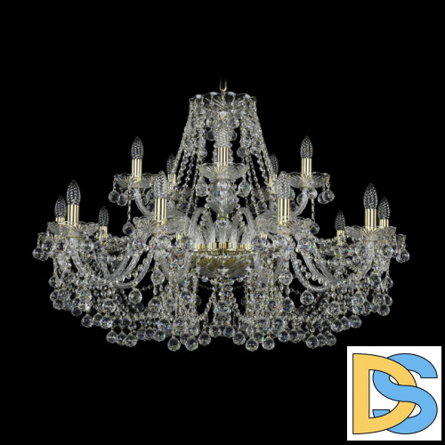 Подвесная люстра Bohemia Ivele Crystal 1409/10+5/360 G