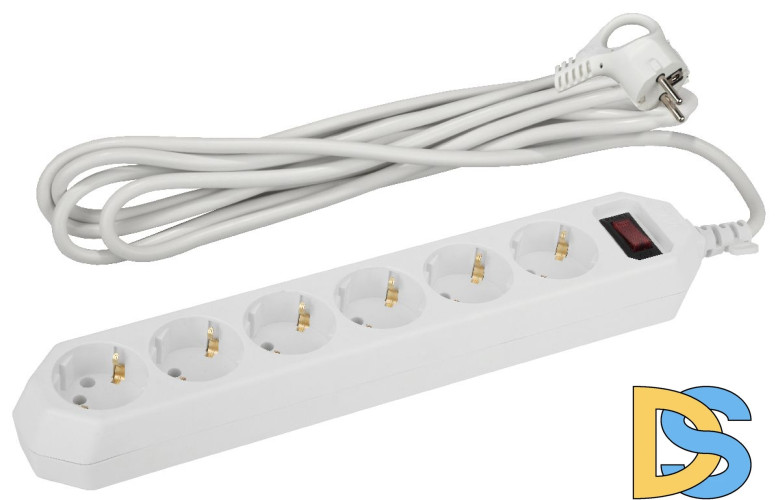 Сетевой фильтр Эра USF-6es-3m-W-BOX Б0037262