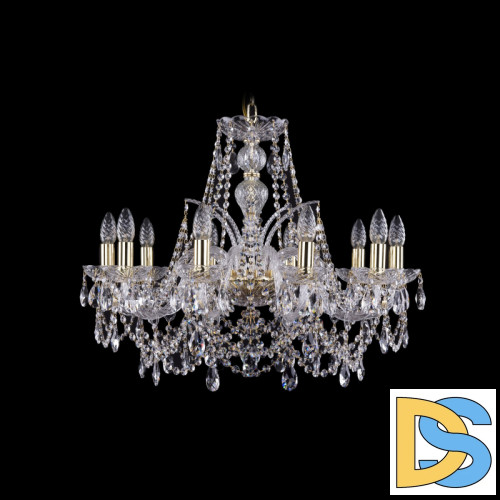 Подвесная люстра Bohemia Ivele Crystal 1411/10/240 G