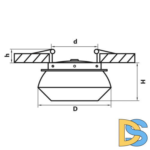 Встраиваемый светодиодный светильник Lightstar Orbe 051309