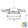 Встраиваемый светодиодный светильник Lightstar Orbe 051309