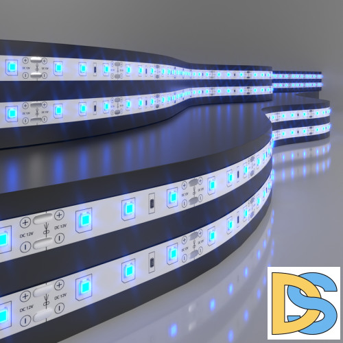Светодиодная лента Elektrostandard 12V 4,8W 60Led 2835 IP65 синий, 5м 4690389124198
