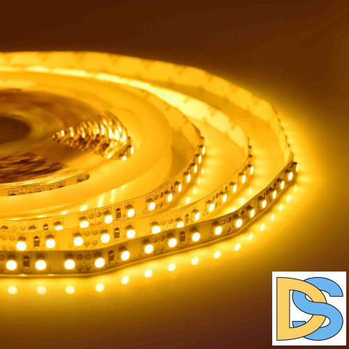 Светодиодная лента Apeyron 12В СТ 4,8Вт/м smd3528, 60д/м IP20 5м желтая 33BL