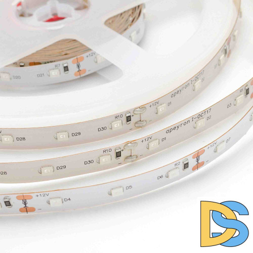 Светодиодная лента Apeyron 12В СТ 4,8Вт/м smd3528, 60д/м IP20 5м желтая 33BL