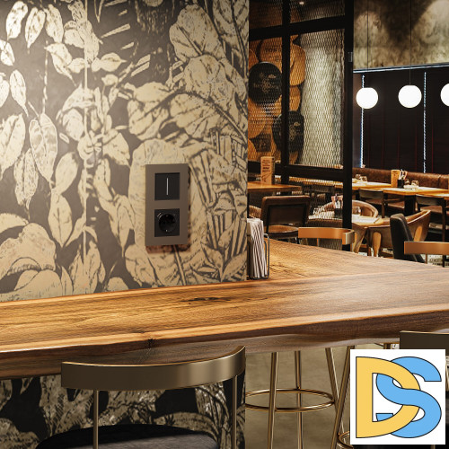 Рамка на 2 поста Werkel Slab (бронза матовый) W0022963