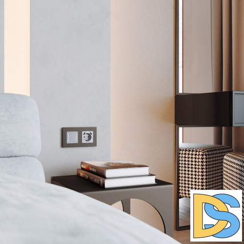 Рамка на 2 поста Werkel Slab (бронза матовый) W0022963