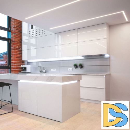 Профиль встраиваемый Apeyron ширина ленты до 10мм 08-06-01