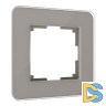 Рамка на 1 пост Werkel Elite (дымчатый, стекло) W0012417
