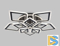 Потолочная люстра Ambrella Light Acrylica Original FA8915