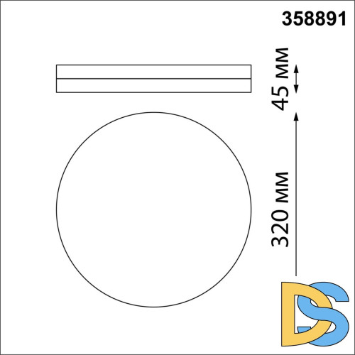 Уличный настенно-потолочный светильник Novotech Street 358891