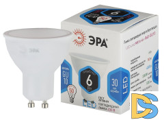 Лампа светодиодная Эра GU10 6W 4000K LED MR16-6W-840-GU10 Б0020544