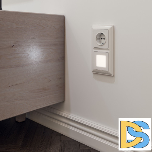 Розетка с заземлением и шторками Werkel (белый) W1171101