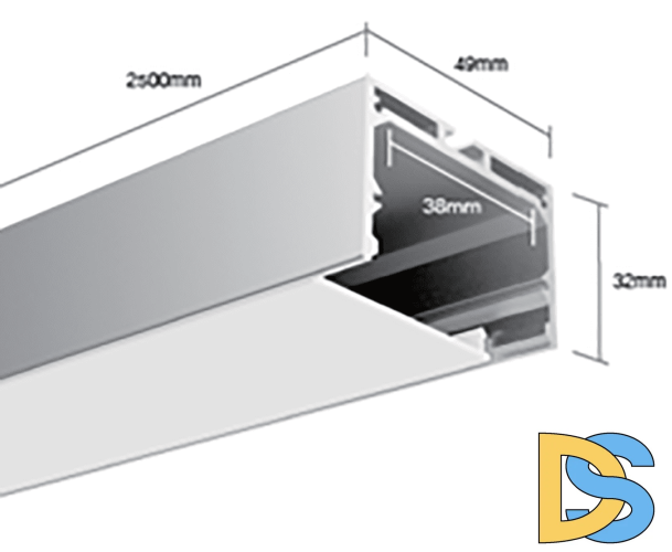 Алюминиевый профиль DesignLed LS.4932 010367