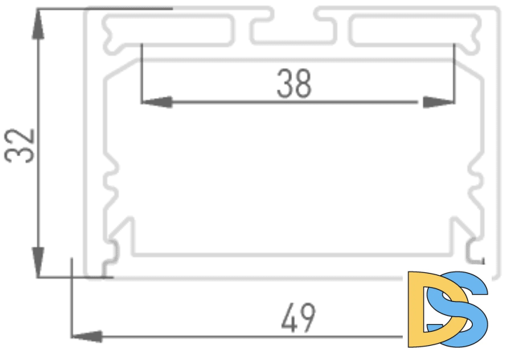 Алюминиевый профиль DesignLed LS.4932 010367