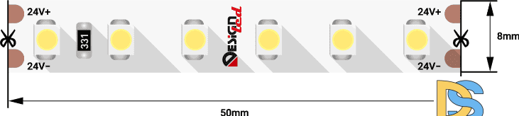 Светодиодная лента DesignLed DSG3120-24-WW-33 000153