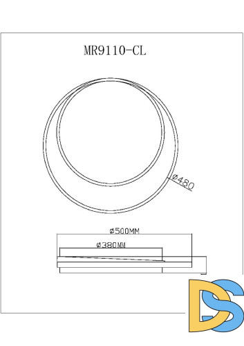 Потолочный светильник Myfar Cressida MR9110-CL