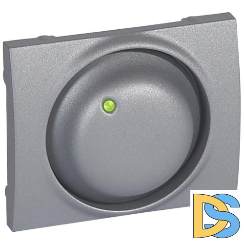 Лицевая панель Legrand Galea Life потенциометра с подсветкой алюминий 771168