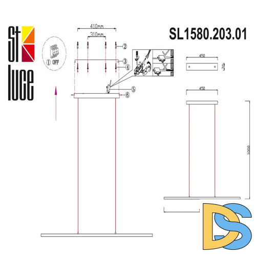 Подвесной светильник ST Luce Ralio SL1580.203.01