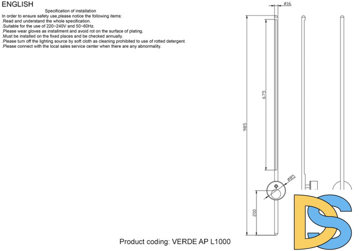 Настенный светильник Crystal Lux VERDE AP L1000 GOLD NEW