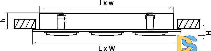 Встраиваемый светильник Lightstar Singo 011623