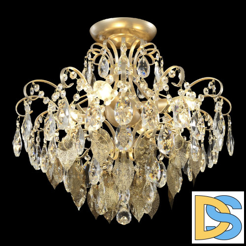 Потолочный светильник Crystal Lux ESMIRALDA PL4 GOLD