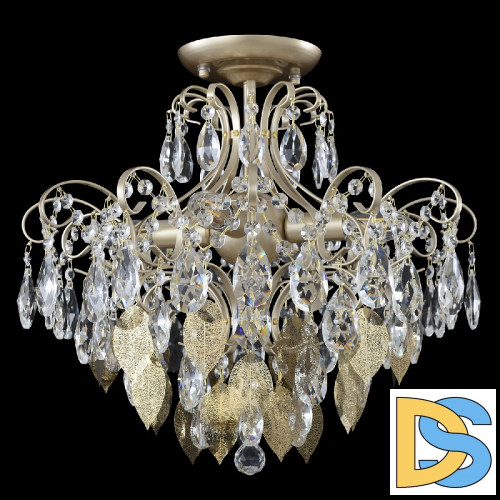 Потолочный светильник Crystal Lux ESMIRALDA PL4 GOLD