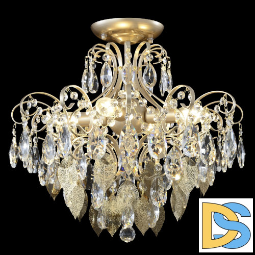 Потолочный светильник Crystal Lux ESMIRALDA PL4 GOLD