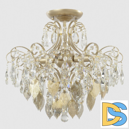 Потолочный светильник Crystal Lux ESMIRALDA PL4 GOLD