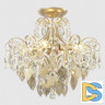 Потолочный светильник Crystal Lux ESMIRALDA PL4 GOLD