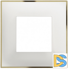 Рамка 1-я Белый/Золото Btichino Classia