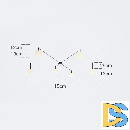 Потолочная люстра ImperiumLoft Rangel 213693-26
