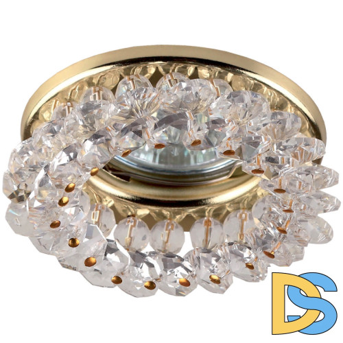 Встраиваемый светильник ЭРА DK16 GD/WH C0043749