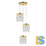 Подвесной светильник Indigo Anna 12029/3P Gold V000495