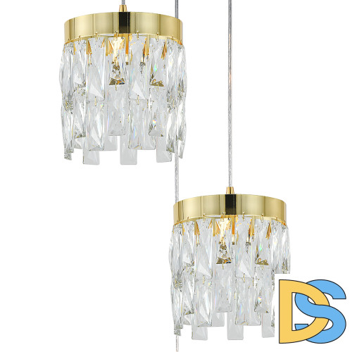 Подвесной светильник Indigo Anna 12029/3P Gold V000495