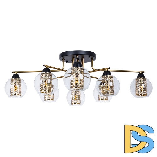 Потолочная люстра Arte Lamp Manchester A7045PL-8BK