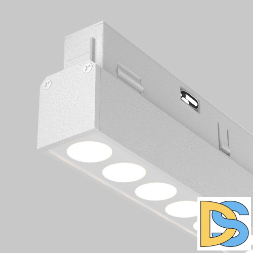 Трековый магнитный светильник Maytoni Points TR031-4-18W3K-S-DS-W