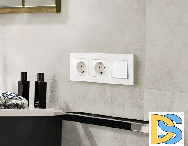 Рамка двухместная Ambrella Volt Grand AF930102