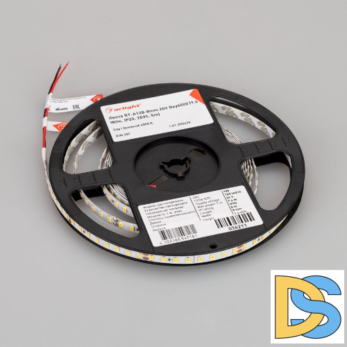 Светодиодная лента Arlight RT-A128-8mm 24V Day4000 (10 W/m, IP20, 5m) 036211(1)