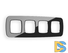 Рамка четырехместная Ambrella Volt Radian OF350804