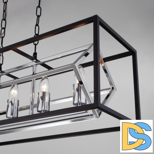 Подвесной светильник Eurosvet Crate 70122/5 черный