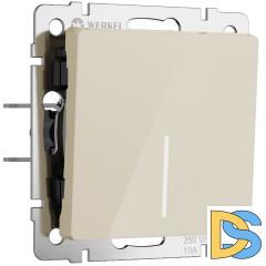 Выключатель одноклавишный с подсветкой Werkel 4690389196997 W1110143 a064053