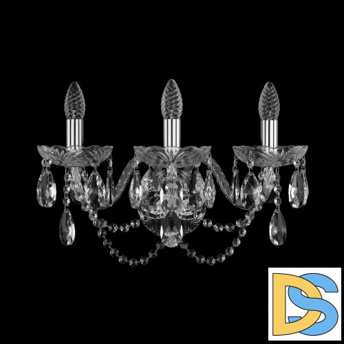Бра Bohemia Ivele Crystal 1402B/3/195/XL Ni