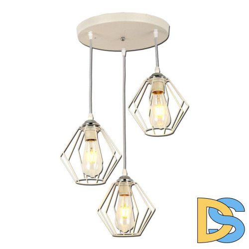 Подвесная люстра IMEX MD.3099-3-P WH+CH