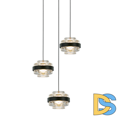 Подвесной светильник Delight Collection MD22030002 MD22030002-3A black/clear